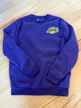 NBA Purple Los Angeles Lakers Crewneck Sweatshirt